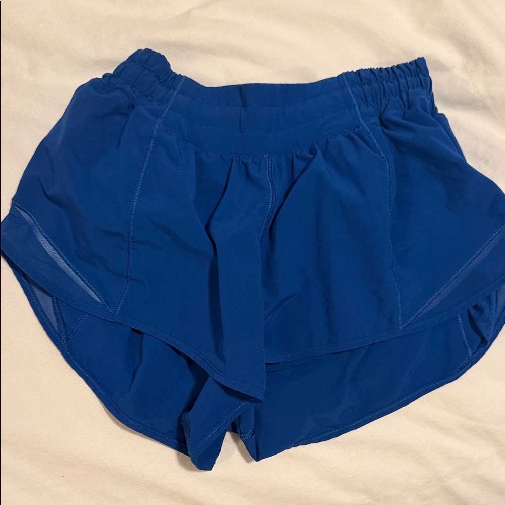 Lululemon Athletica Vibrant Blue Athletic Shorts